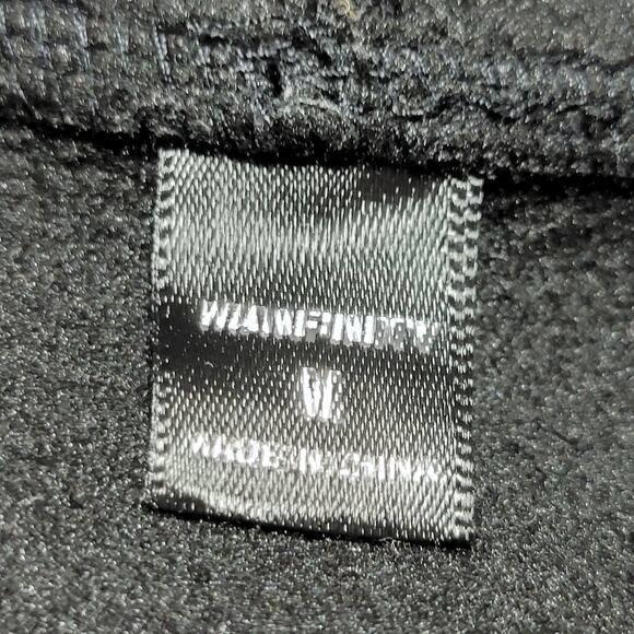 Manfinity LS Black Unisex Full Zip Hoodie "Conflicted Lvrs" - Size Medium - Picture 6 of 9